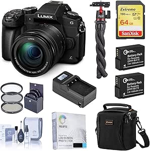 Panasonic DMC-G85 Lumix Mirrorless Camera 12-60mm Bundle