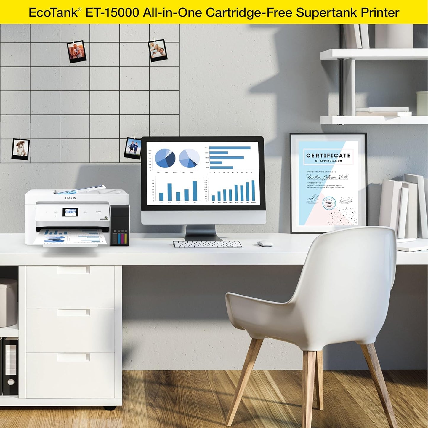 Epson ET-15000 EcoTank - Wireless All-in-One Printer, 13x19