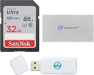 SanDisk SDSDUNR-032G 32GB Ultra SD Card Bundle