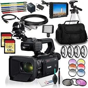 Canon XA55 UHD 4K Professional Camcorder Bundle