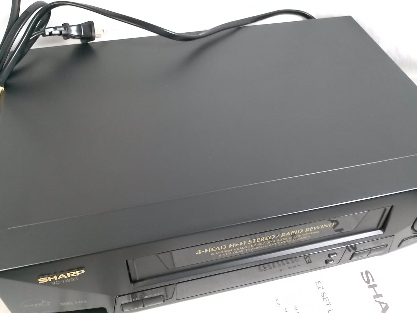Sharp VCH993U Hi-Fi VCR S-VHS Playback