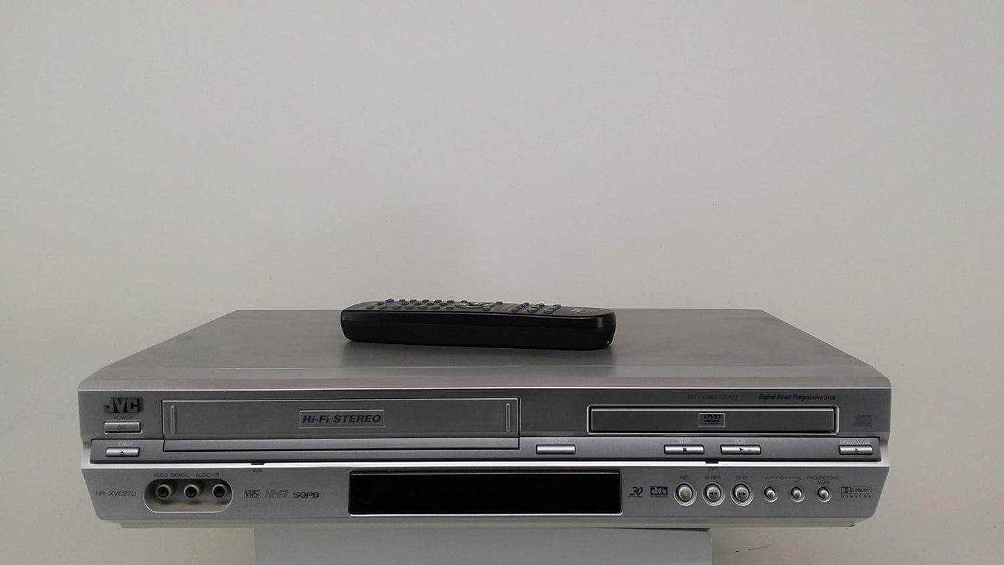 JVC HRXVC27U DVD/VRC Combo Progressive Scan Silver