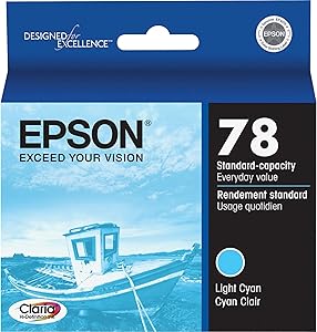 Epson T078520-S Claria Ink Color Combo Pack Light Cyan