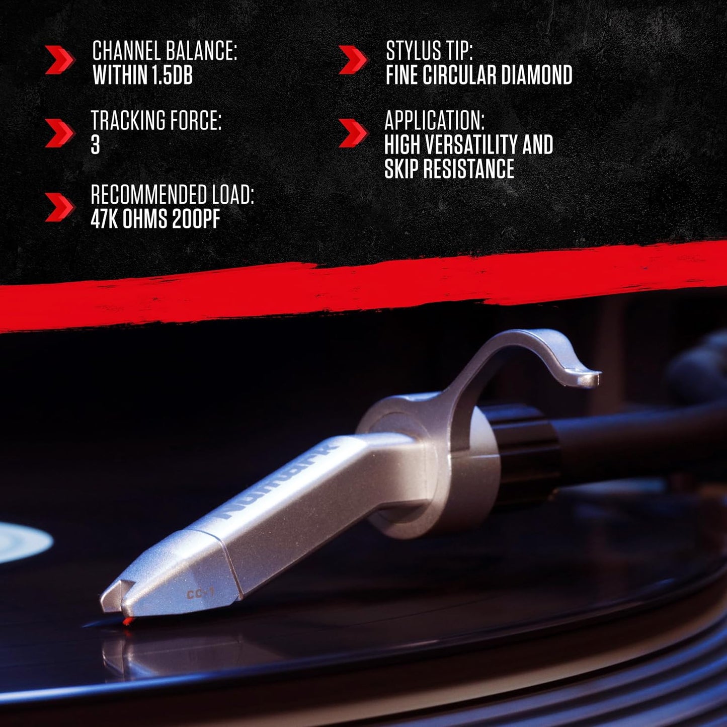 Numark CC1-RS Premium DJ Turntable Stylus