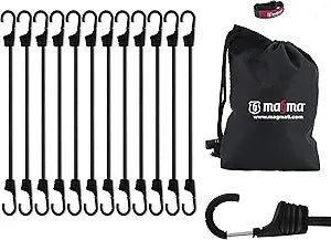 Magma 12 Bungee Cord Pack 2.5ft Heavy Duty Straps