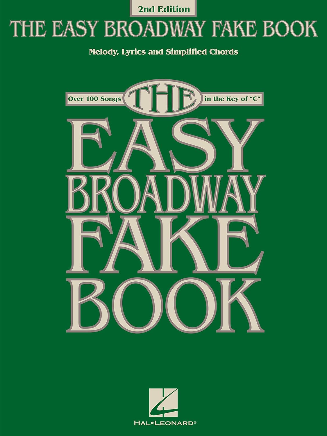 Hal Leonard The Easy Broadway Fake Book C Edition