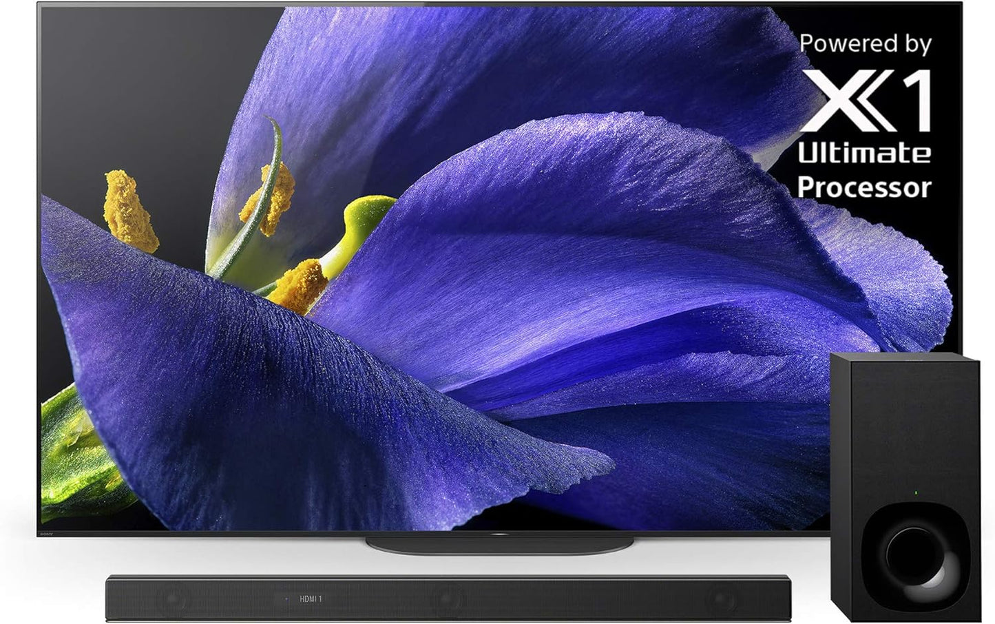 Sony XBR-77A9G - 77" 4K OLED TV + Atmos Sound Bar & Subwoofer