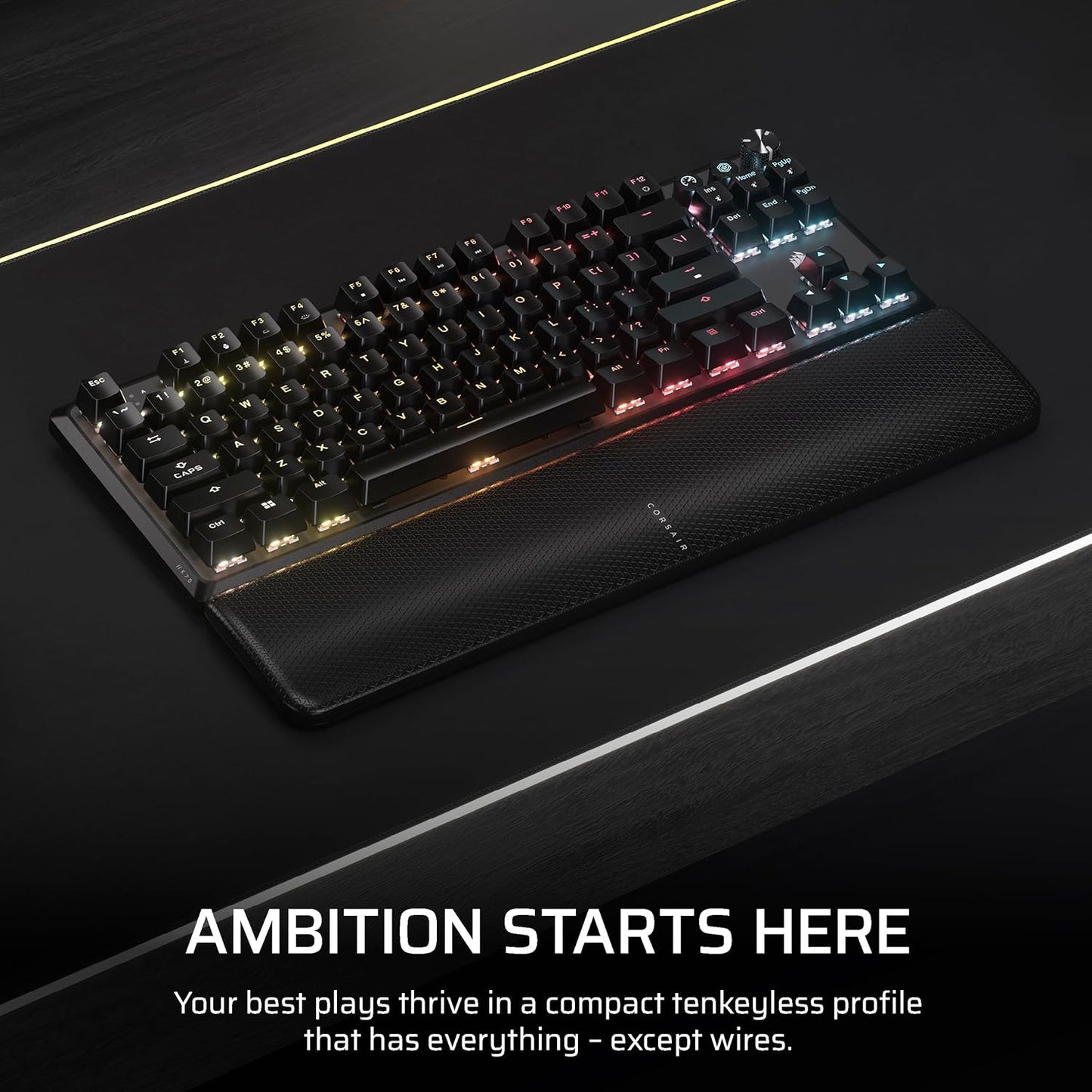 Corsair CH-914901E-NA K70 CORE TKL Wireless RGB Keyboard