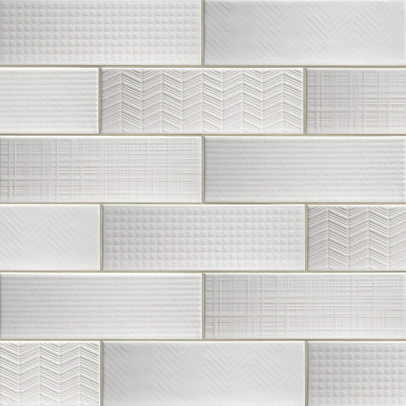 MSI AMZ-PT-00118 Urbano Pure 3D Subway Wall Tile — main product image