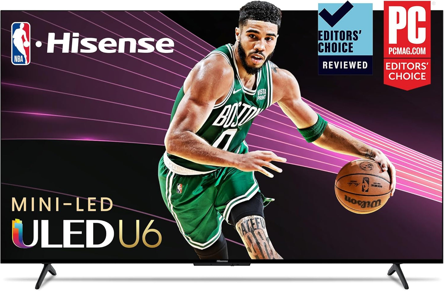 Hisense 55U6K 55" ULED Mini-LED Google Smart TV (Renewed)
