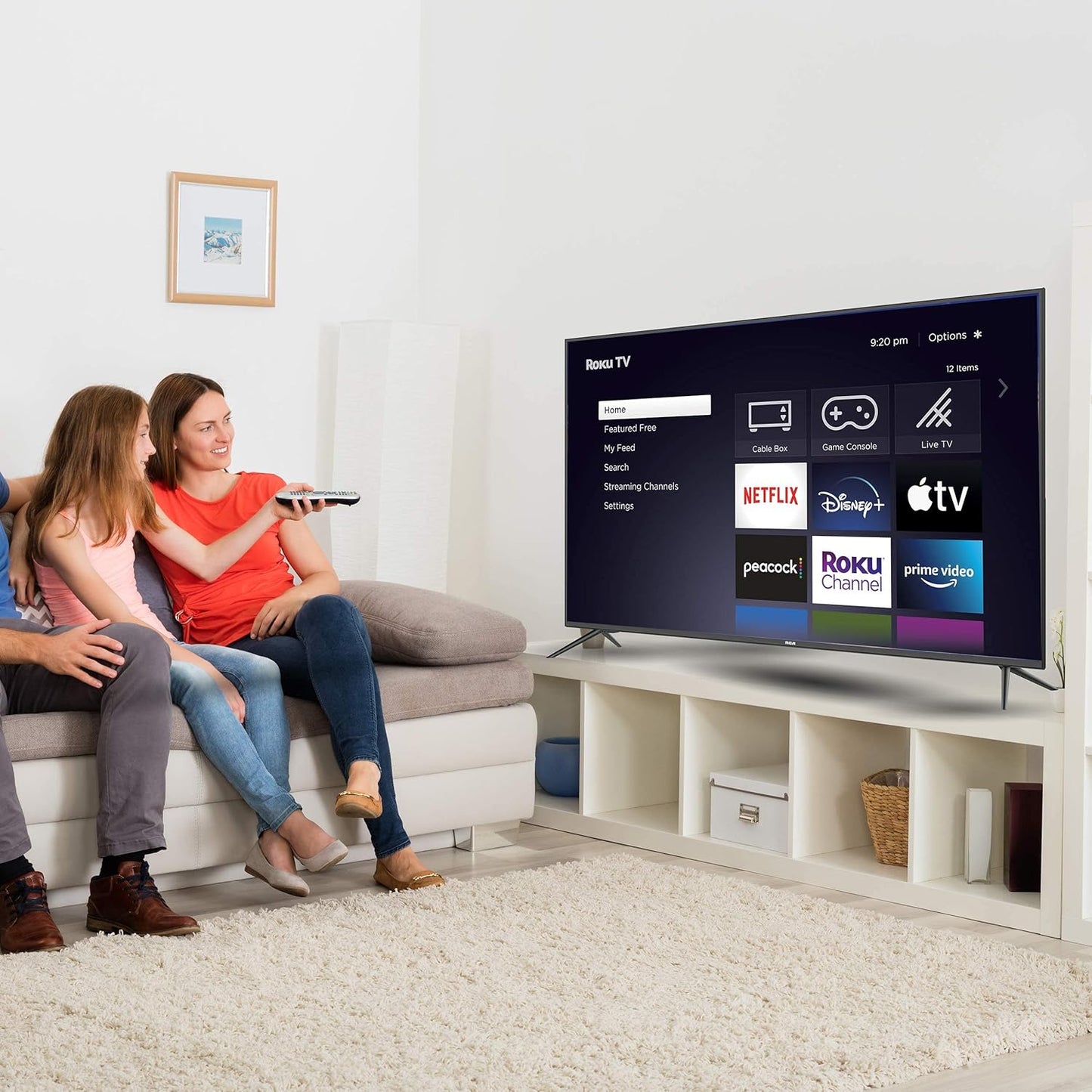 RCA ROKU RTRQ5522 55-Inch 4K UHD LED TV (Renewed)