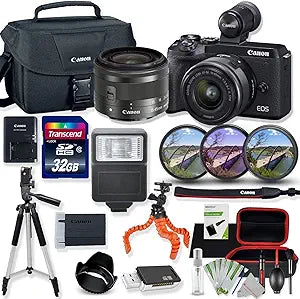 Canon M6 Mark II Mirrorless Camera - 15-45mm Lens Kit