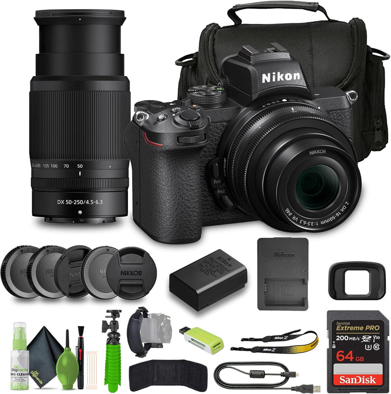 Nikon 1632 Z50 Mirrorless Camera with 16-50mm/50-250mm Lens Kit — main product image