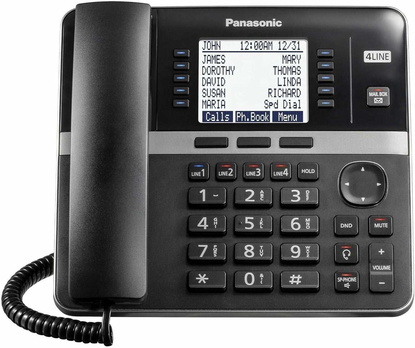 Panasonic KX-TGW420B 4-Line Expandable Office Phone System