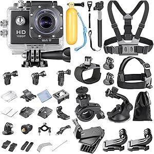 Neewer 1080P Waterproof WiFi Action Sports Camera