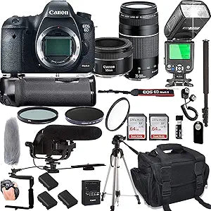 Canon EOS 6D Mark II 50mm Lens Pro Bundle
