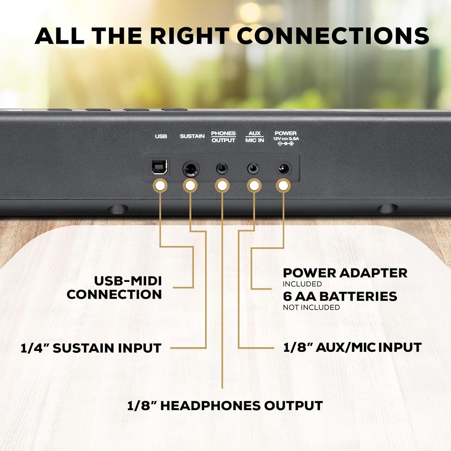 Alesis RECITAL PLAY KO 88-Key Beginner Piano Keyboard Bundle