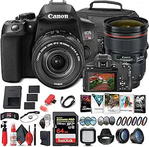 Canon 3924C002 EOS Rebel T8i DSLR Lens Bundle Renewed