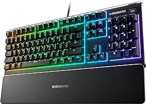 SteelSeries 64812-cr Apex 3 RGB Gaming Keyboard Renewed
