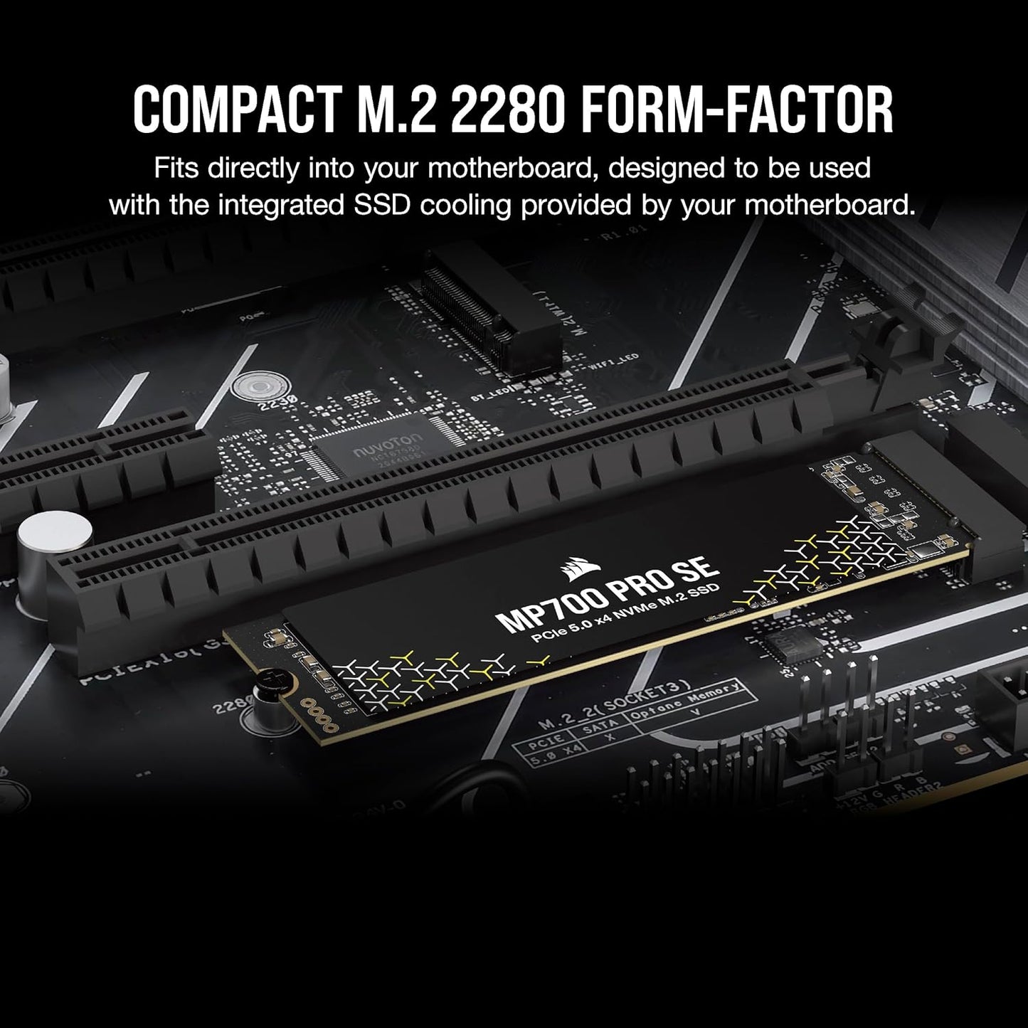 Corsair CSSD-F4000GBMP700PNHS MP700 PRO SE 4TB Gen5 NVMe SSD