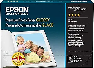 Epson S041727 Premium Glossy Photo Paper 4x6