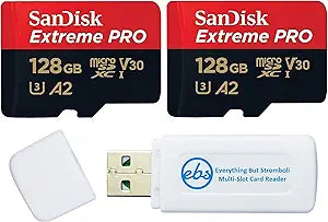 SanDisk 128GB Extreme Pro microSD GoPro Bundle