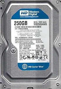 Western Digital WD2500AAKS-00L6A0 250GB SATA Hard Drive — main product image