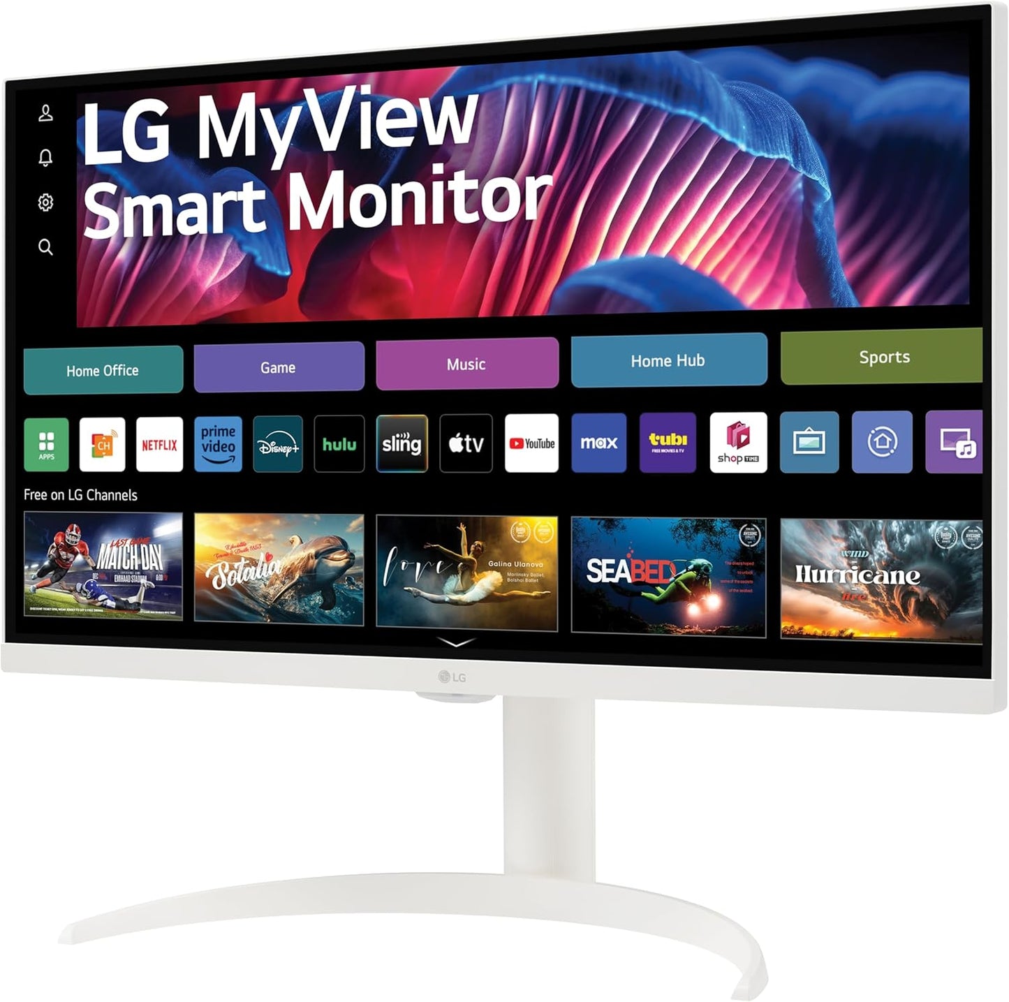 LG 27SR75U-W.AUS 27" 4K UHD Smart Monitor