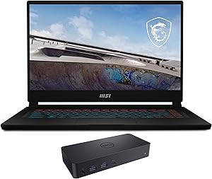 MSI Stealth15M12040-4023-212736 Stealth 15M i7 RTX 3060 Gaming Laptop + Dock