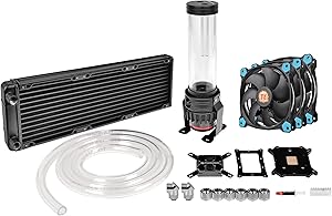 Thermaltake CL-W197-CU00BU-A Pacific R360 D5 Water Cooling Kit