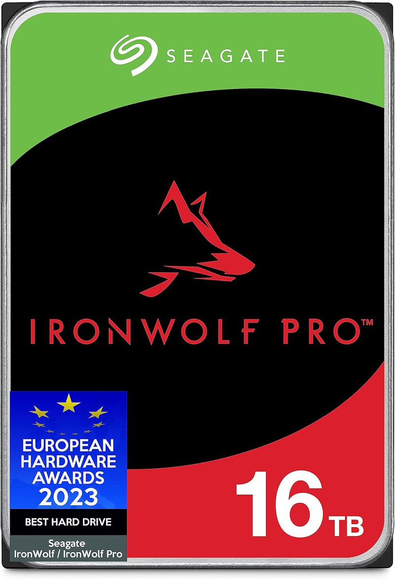 Seagate ST16000NTZ01 16TB IronWolf Pro NAS HDD — main product image