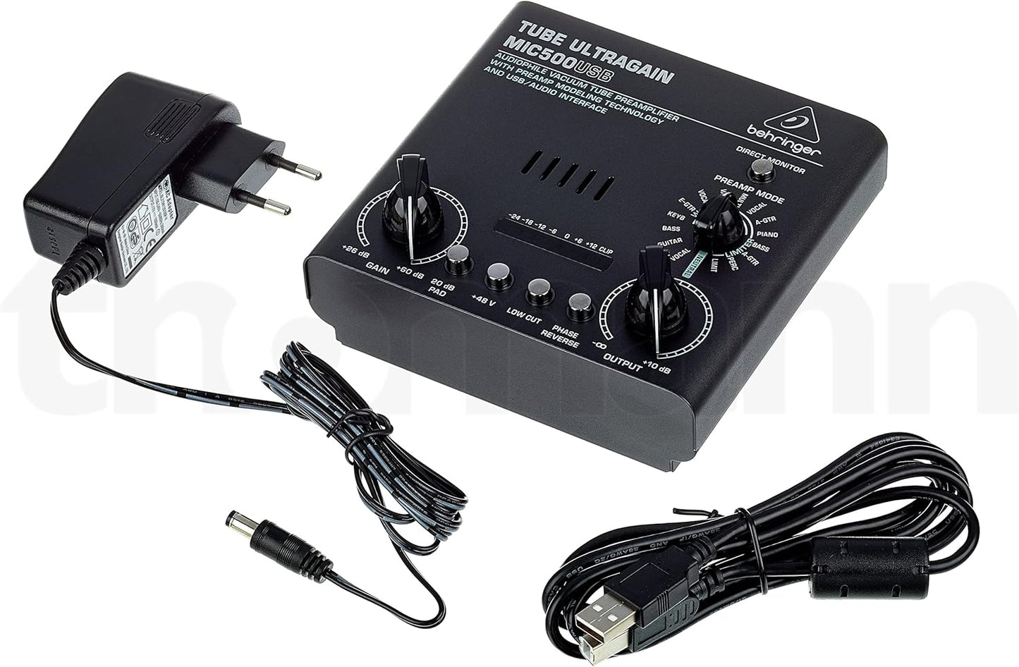 Behringer MIC500USB Vacuum Tube Preamplifier with USB Interface