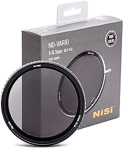 NiSi 500166 58mm True Color ND-Vario 1-5 Stops Filter