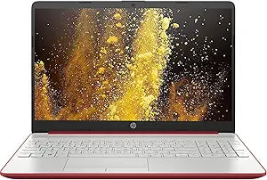 HP 15inch Laptop Dual-Core 4GB 128GB SSD (Renewed Dale Red)