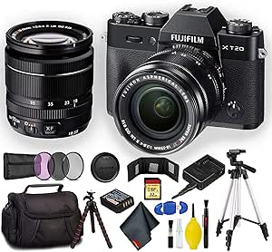 Fujifilm X-T20 Mirrorless Camera 18-55mm Lens Bundle