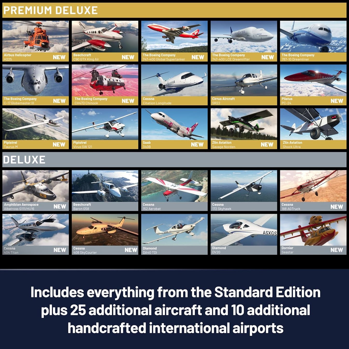 Microsoft EP2-18852 Flight Simulator 2024 Premium Deluxe SteelBook (Digital)