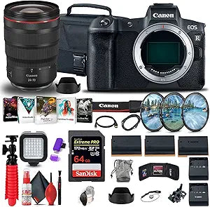 Canon 3075C002 EOS R Mirrorless Camera Bundle