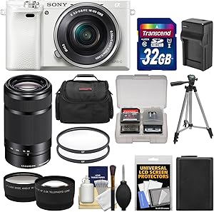 Sony K-86039-21 Alpha A6000 Camera Lens Bundle