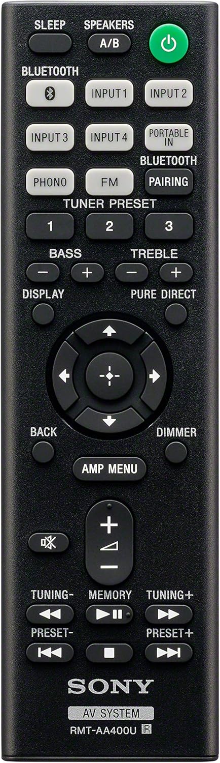 Sony STRDH190 2-Ch Stereo Receiver Bluetooth Phono Bundle
