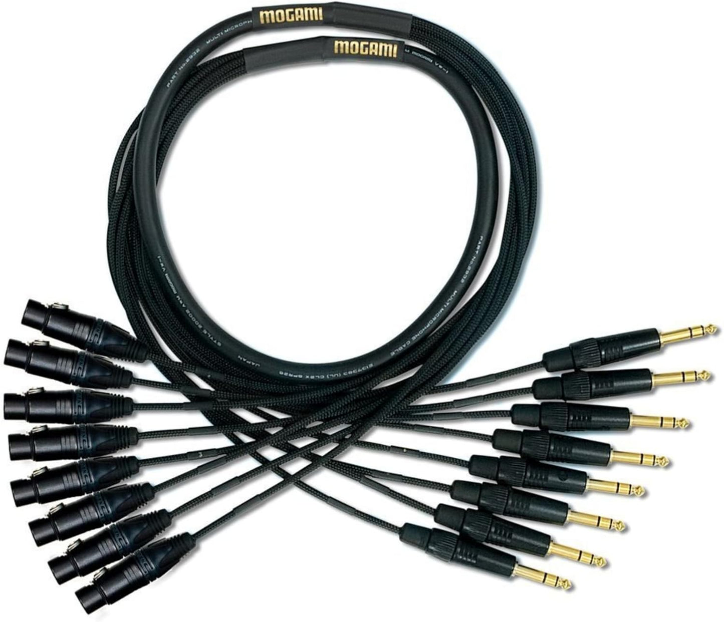 Mogami MOGAMI_GOLD_8_TRSXLRF_05 8 Channel Audio Snake Cable