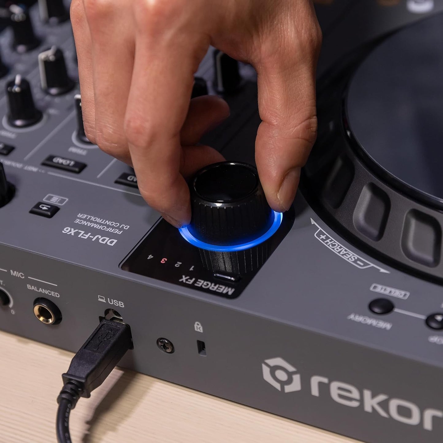Pioneer DJ DDJ-FLX6-GT 4-Deck DJ Controller - Graphite