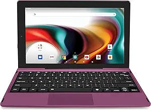 RCA Touch Quad-Core 11.6" Tablet with Keyboard - Burgundy