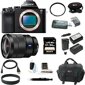 Sony ILCE7R/B a7R Full-Frame Mirrorless Camera Body