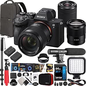 Sony E40SNILCE7M4KBX16 Alpha a7 IV Mirrorless Camera Bundle