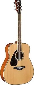 Yamaha FG820L Left-Handed Solid Top Acoustic Guitar — main product image