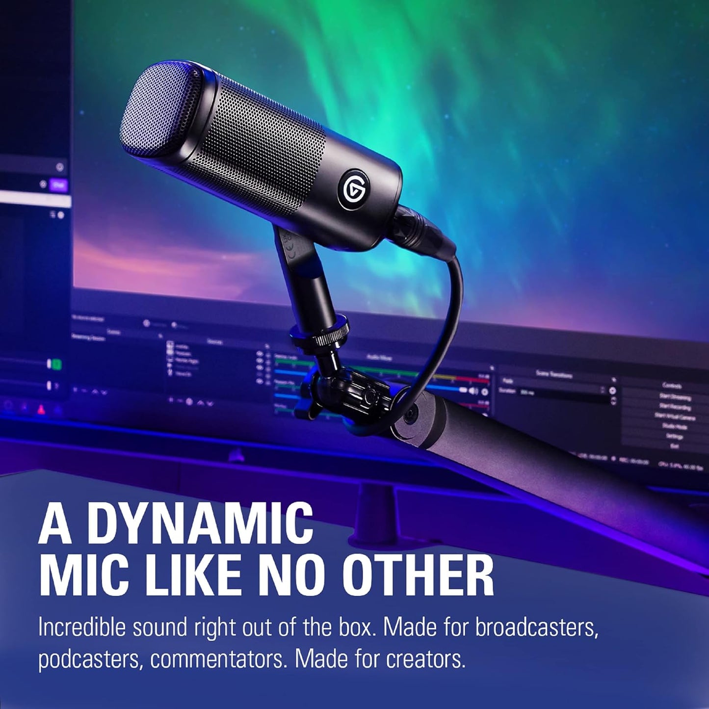 Elgato Wave DX Dynamic XLR Microphone for Streaming