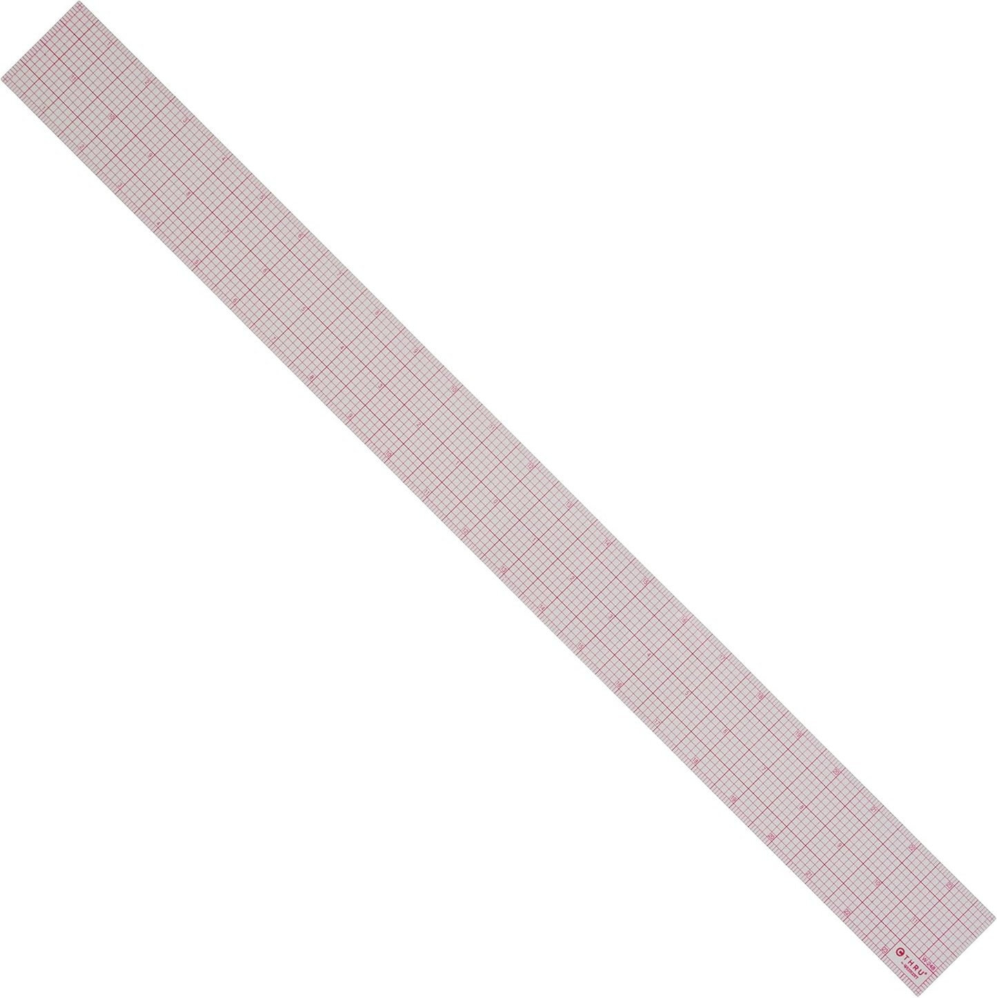 Westcott W-248 2x24 Transparent 8ths Graph Ruler