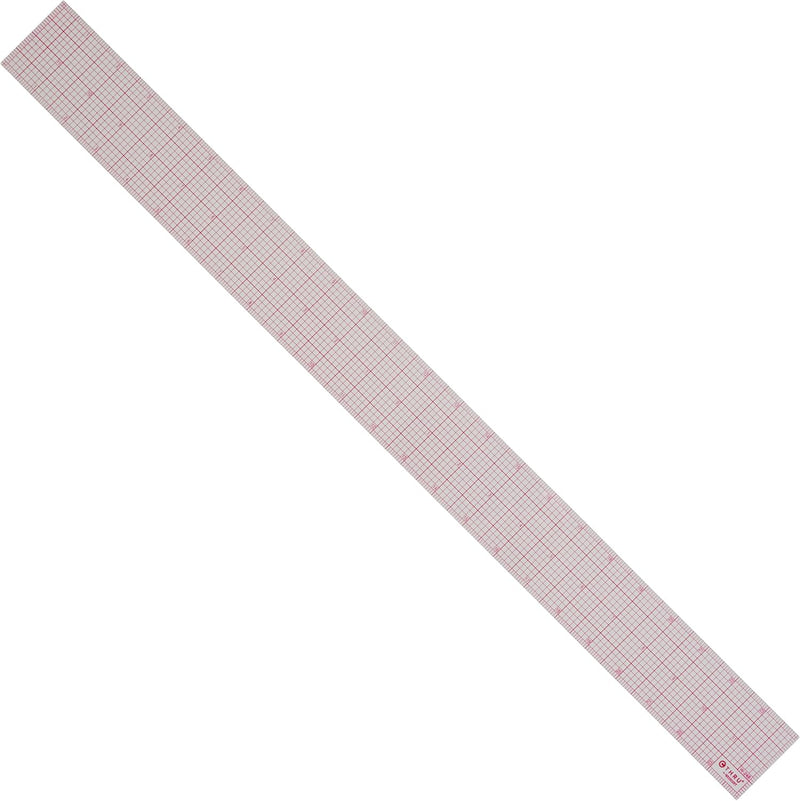 Westcott W-248 2x24 Transparent 8ths Graph Ruler — main product image