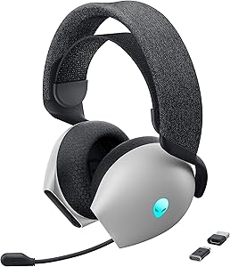 Alienware AW720H Lunar Light Dual-Mode Wireless Gaming Headset — main product image