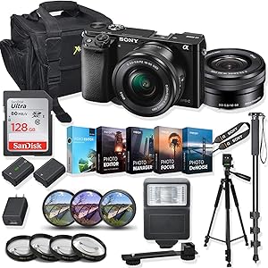 Sony Sony A6000 Mirrorless Camera Kit - 16-50mm Lens + Accessories